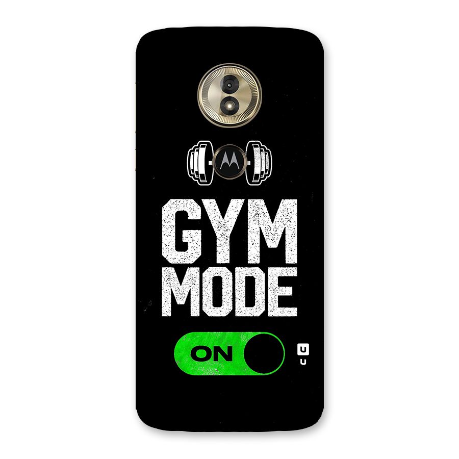 Gym Mode On Back Case for Moto G6 Play