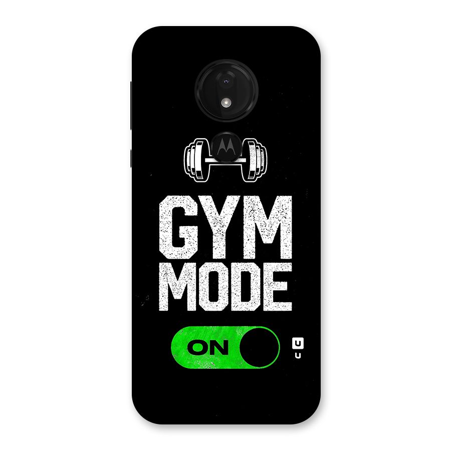 Gym Mode On Back Case for Moto G7 Power