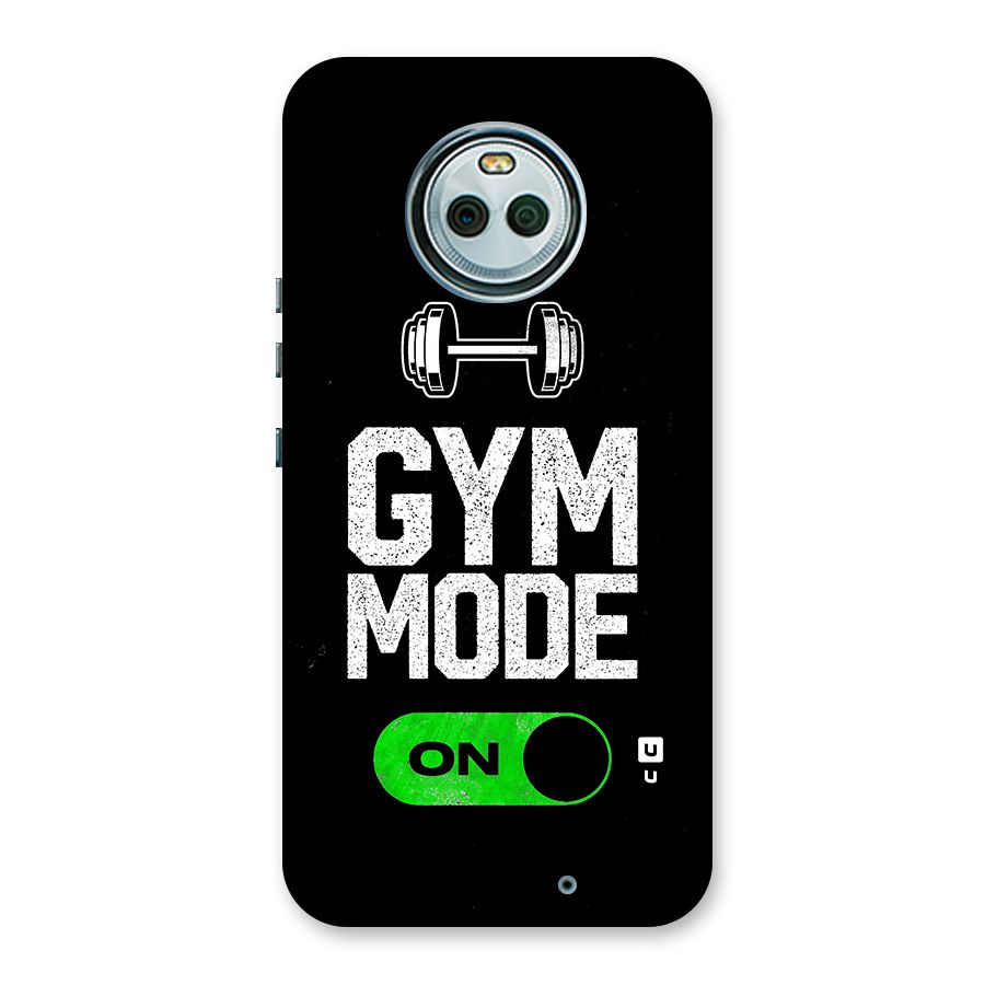 Gym Mode On Back Case for Moto X4