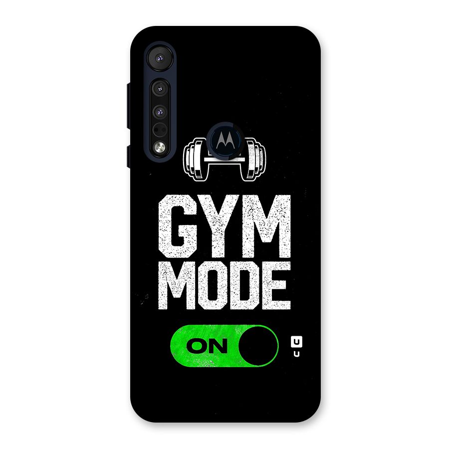 Gym Mode On Back Case for Motorola One Macro