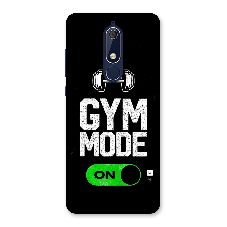 Gym Mode On Back Case for Nokia 5.1