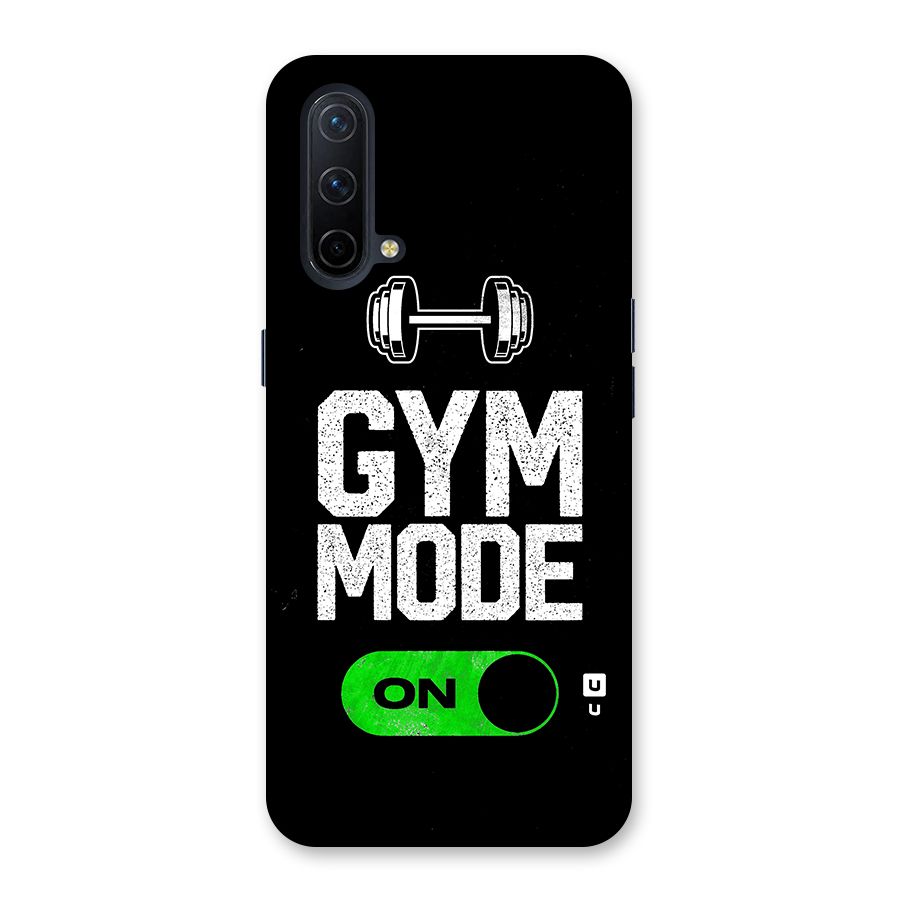 Gym Mode On Glass Back Case for OnePlus Nord CE 5G