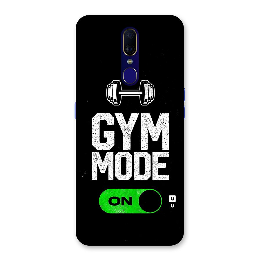 Gym Mode On Back Case for Oppo F11