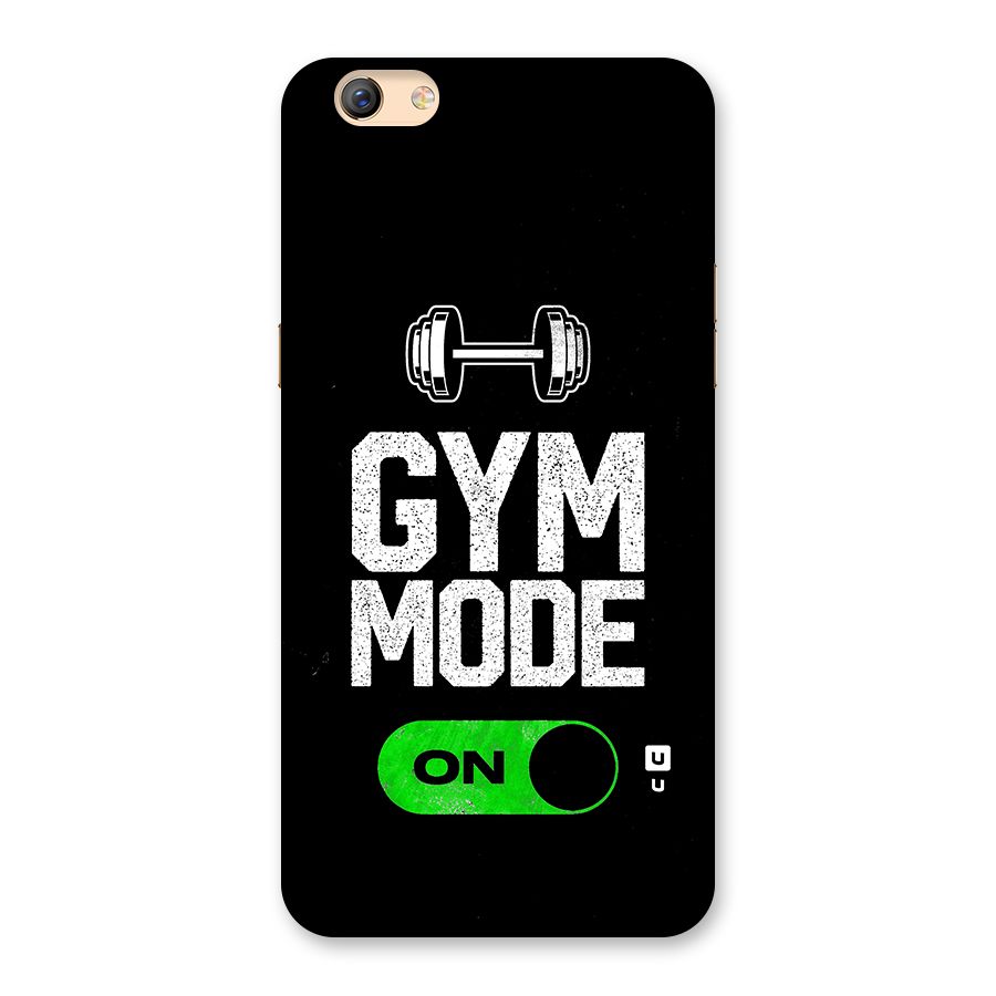 Gym Mode On Back Case for Oppo F3 Plus