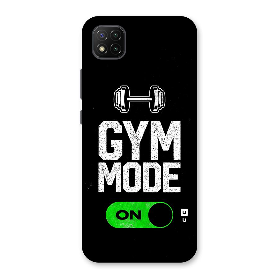 Gym Mode On Back Case for Poco C3