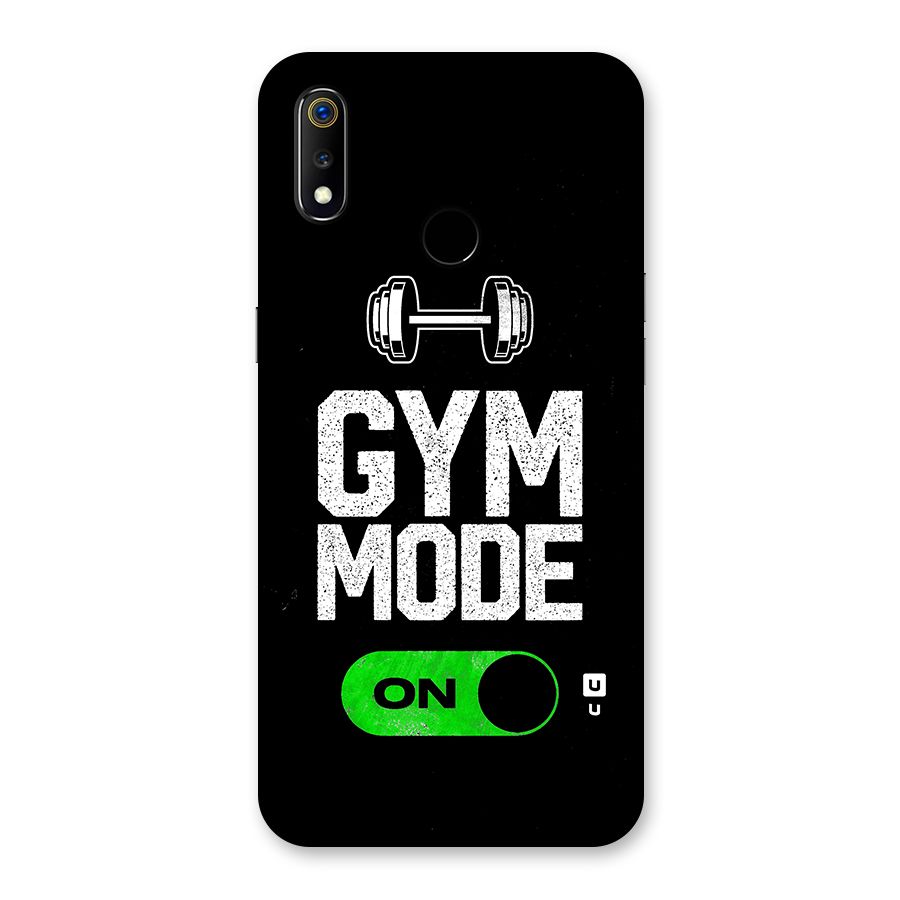 Gym Mode On Back Case for Realme 3