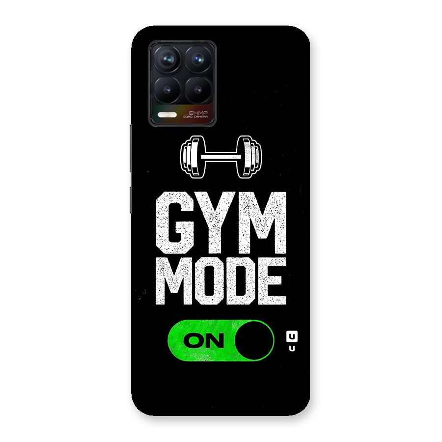 Gym Mode On Glass Back Case for Realme 8