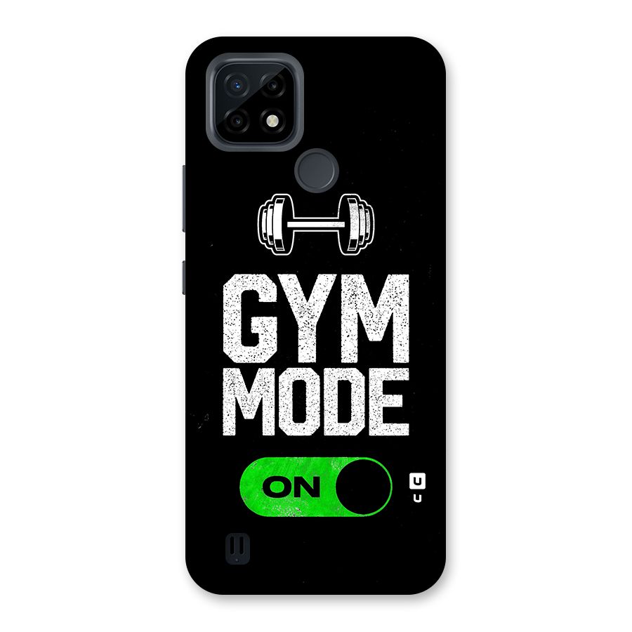 Gym Mode On Back Case for Realme C21