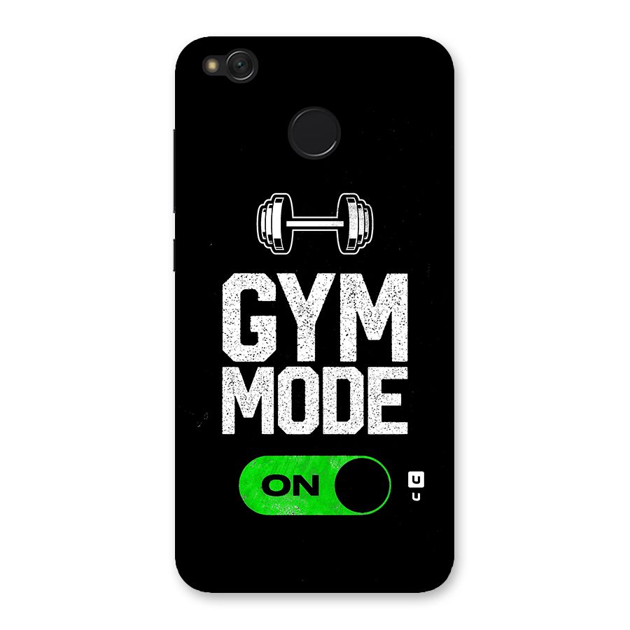 Gym Mode On Back Case for Redmi 4