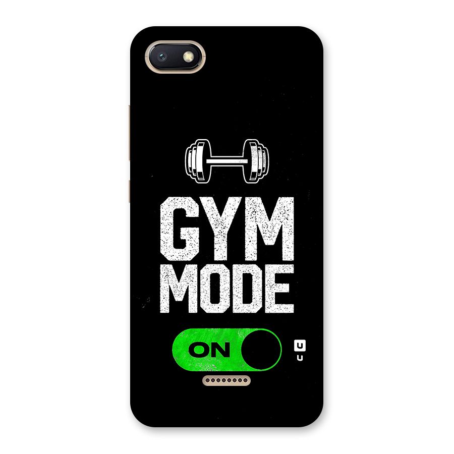 Gym Mode On Back Case for Redmi 6A
