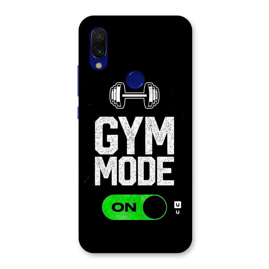 Gym Mode On Back Case for Redmi 7