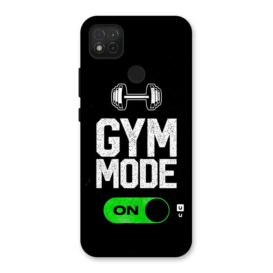 Gym Mode On Back Case for Redmi 9