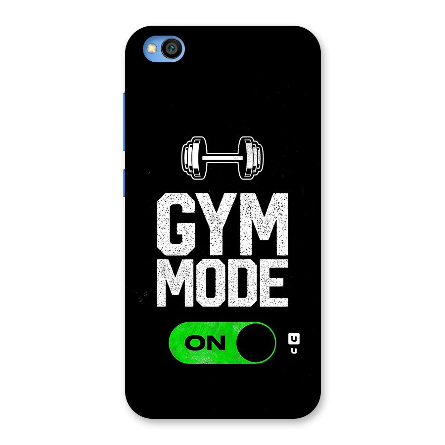 Gym Mode On Back Case for Redmi Go