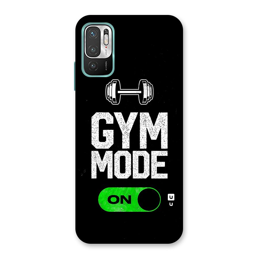 Gym Mode On Back Case for Redmi Note 10T 5G