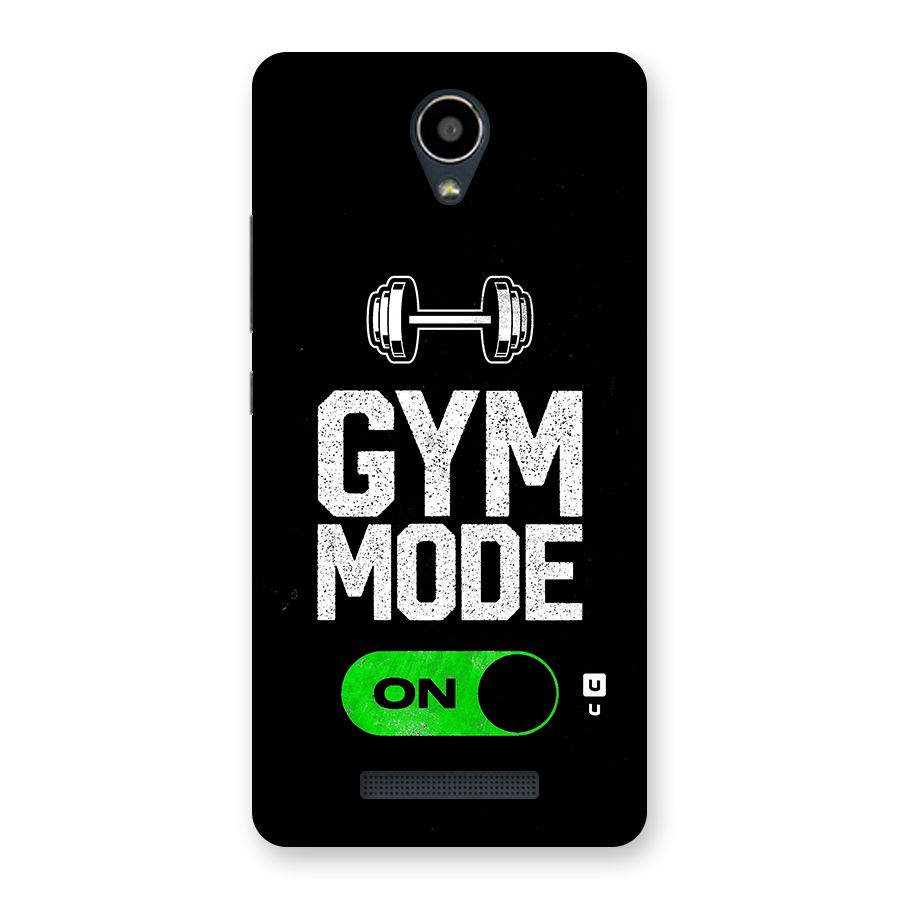 Gym Mode On Back Case for Redmi Note 2