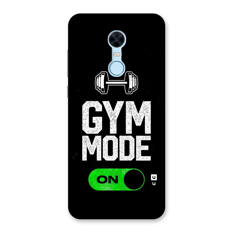 Gym Mode On Back Case for Redmi Note 5