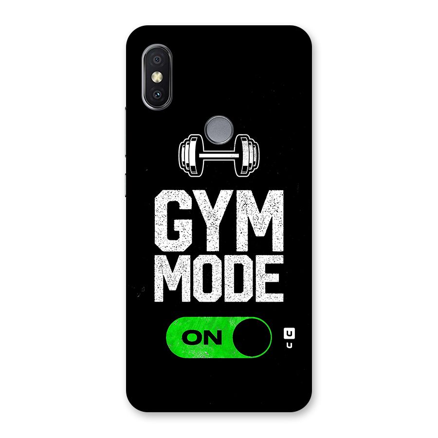 Gym Mode On Back Case for Redmi Y2