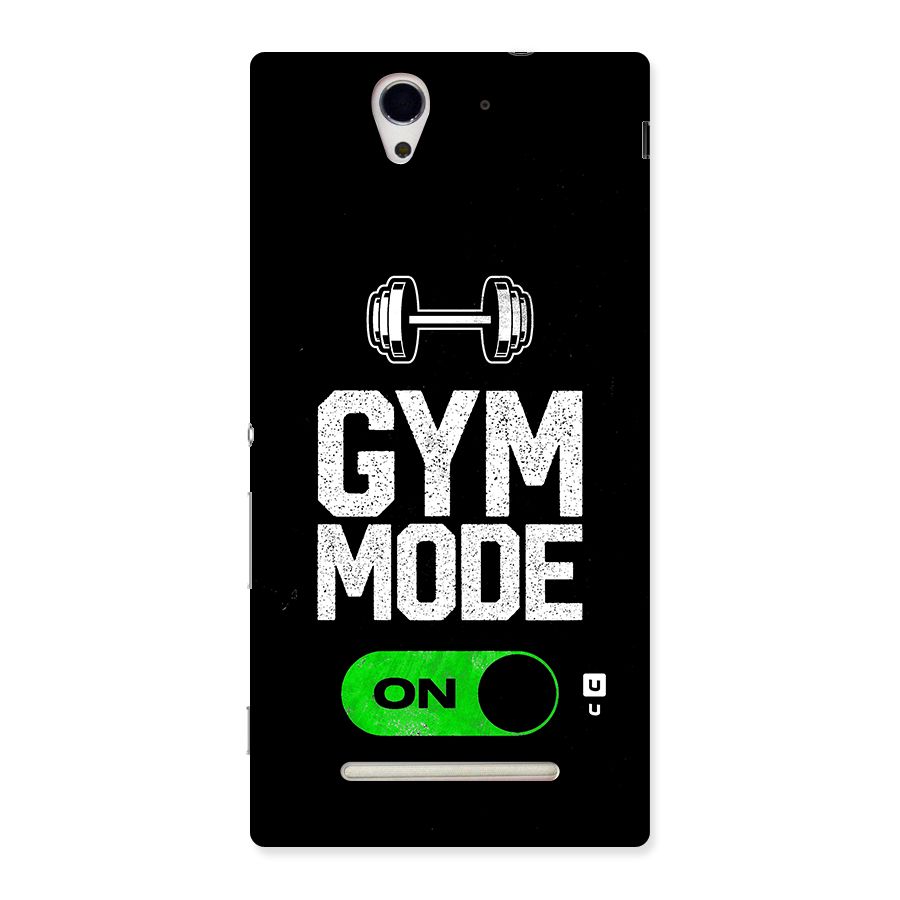 Gym Mode On Back Case for Sony Xperia C3