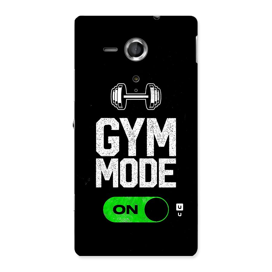 Gym Mode On Back Case for Sony Xperia SP