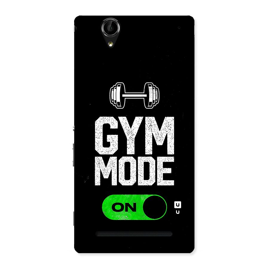 Gym Mode On Back Case for Sony Xperia T2