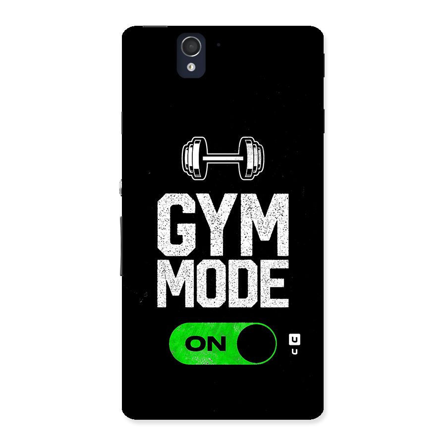 Gym Mode On Back Case for Sony Xperia Z