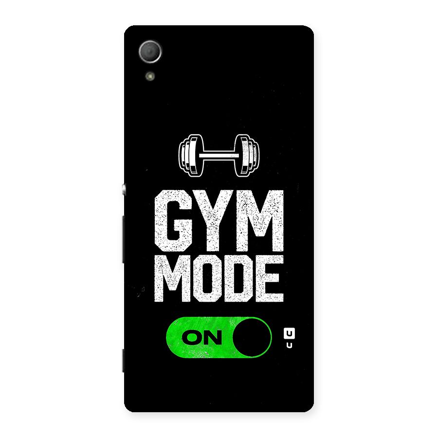 Gym Mode On Back Case for Xperia Z3 Plus