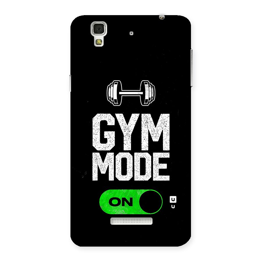 Gym Mode On Back Case for Yu Yureka