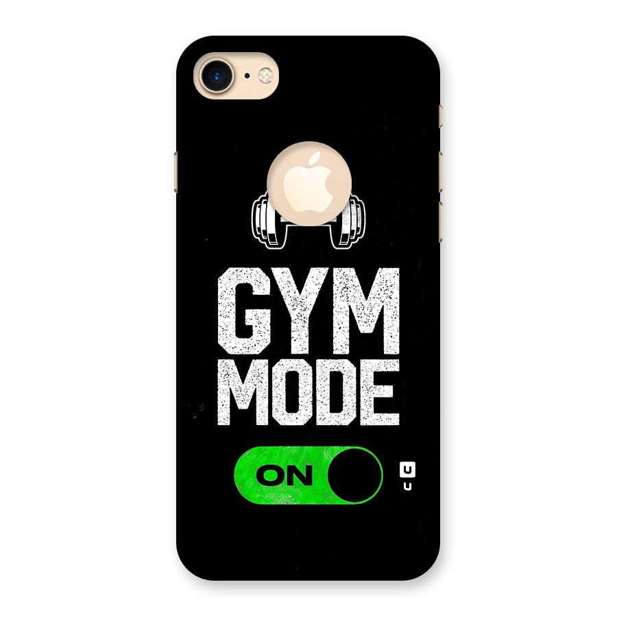 Gym Mode On Back Case for iPhone 7 Logo Cut