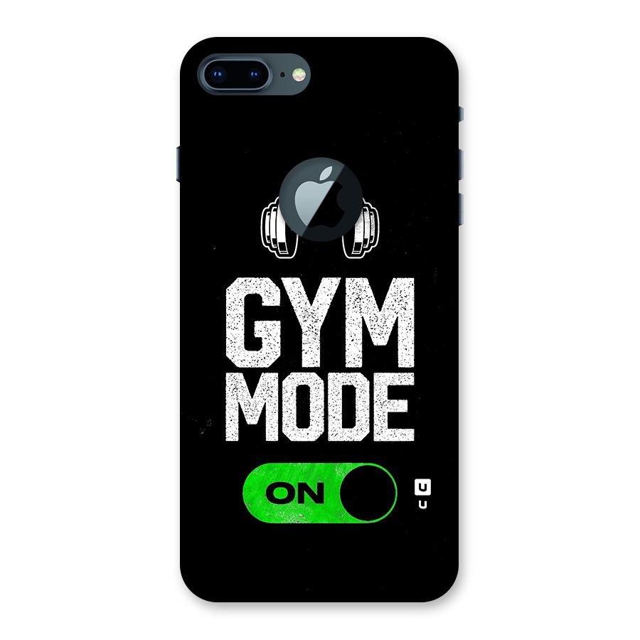 Gym Mode On Back Case for iPhone 7 Plus Logo Cut