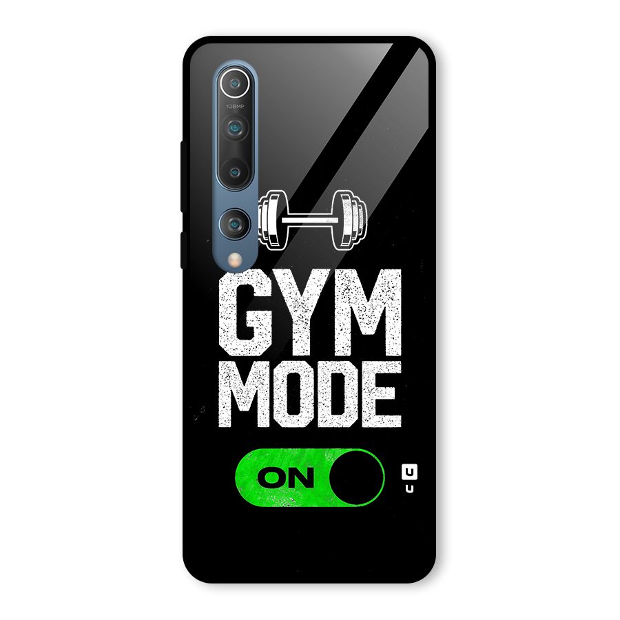 Gym Mode On Glass Back Case for Mi 10