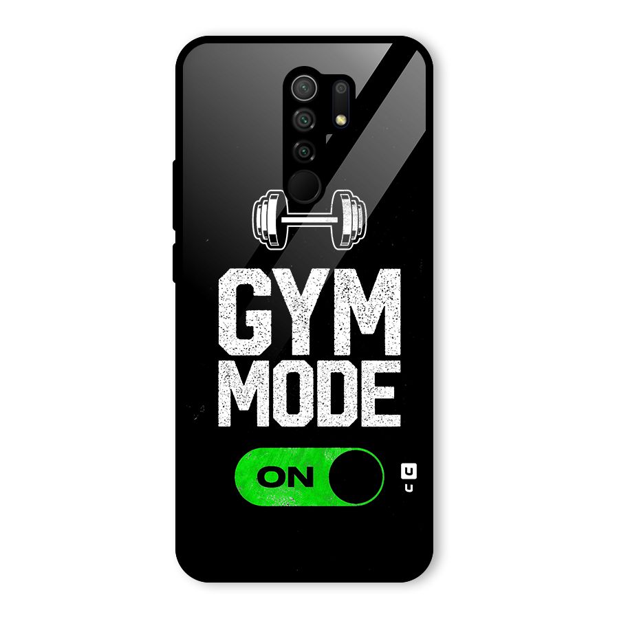 Gym Mode On Glass Back Case for Poco M2