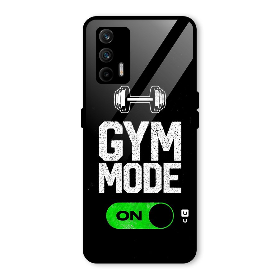 Gym Mode On Glass Back Case for Realme GT 5G