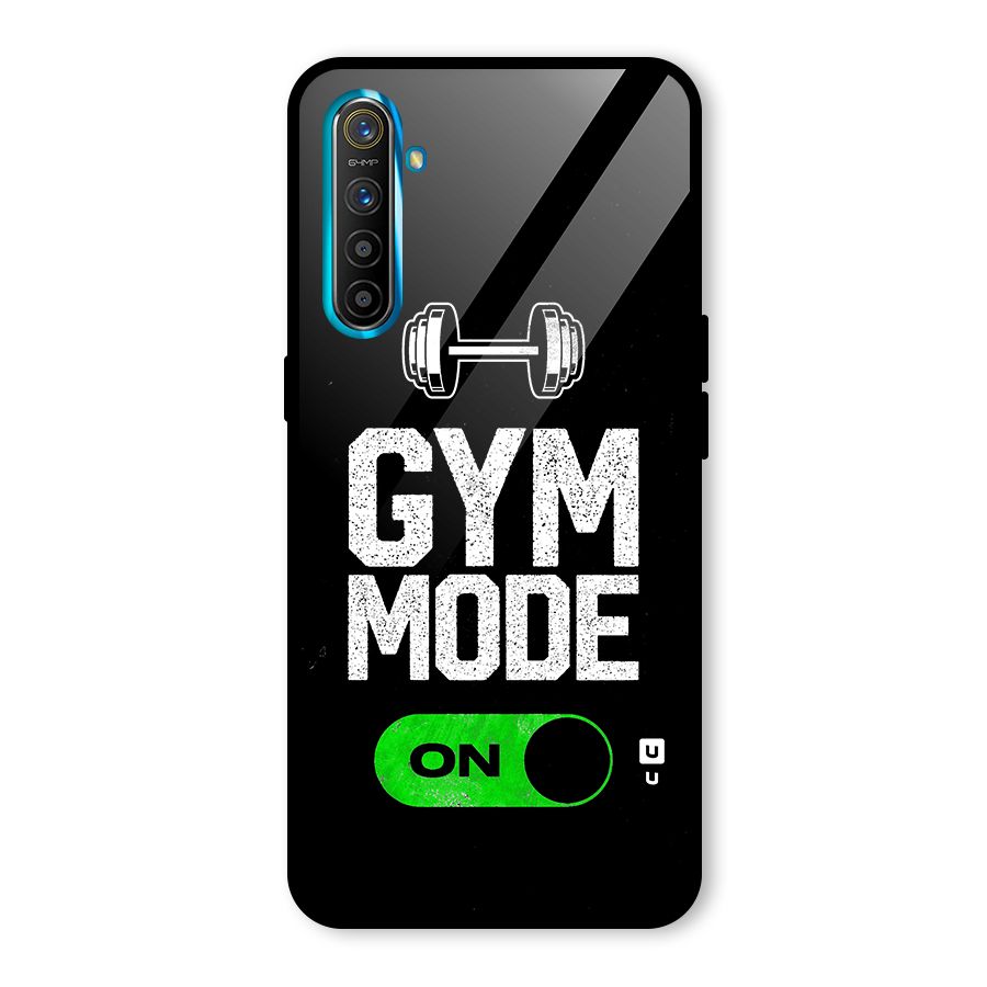 Gym Mode On Glass Back Case for Realme X2