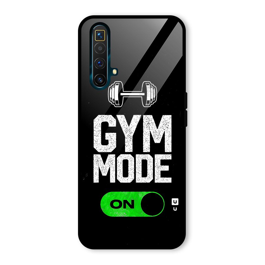 Gym Mode On Glass Back Case for Realme X3