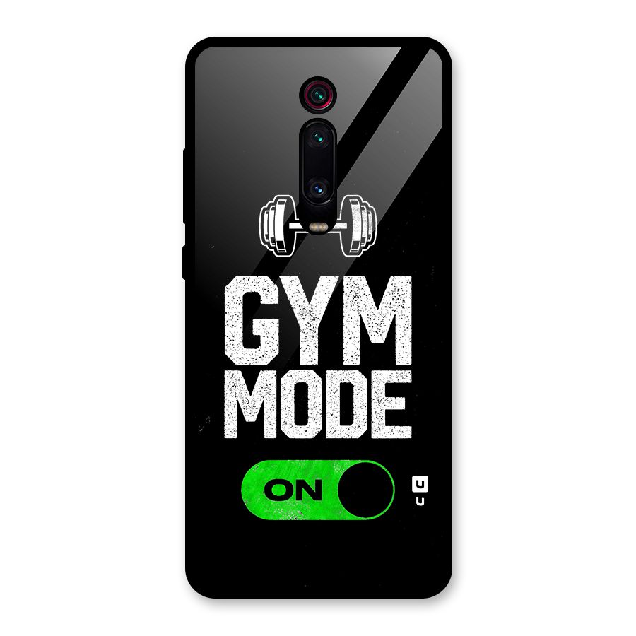 Gym Mode On Glass Back Case for Redmi K20