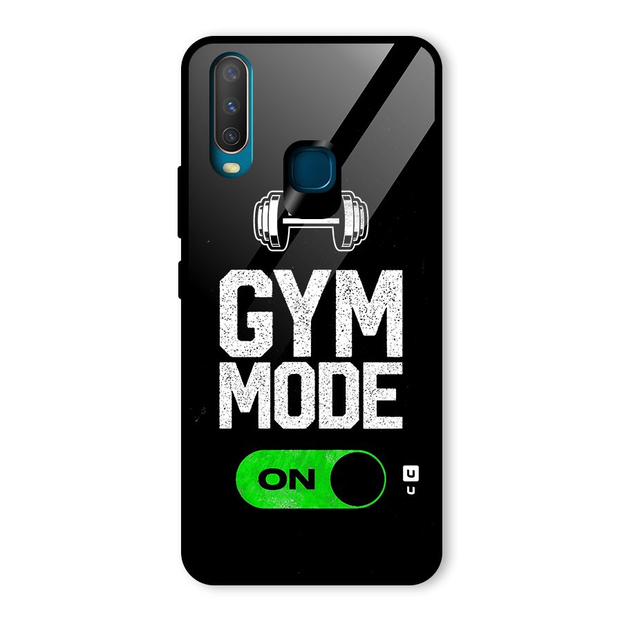 Gym Mode On Glass Back Case for Vivo Y15