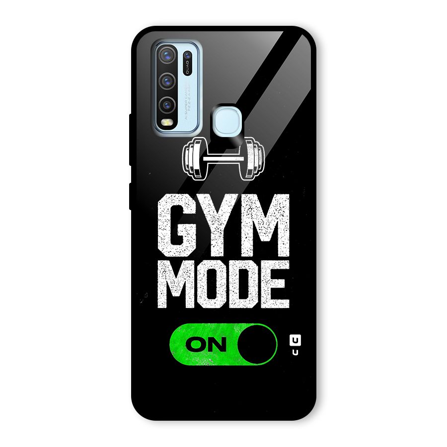 Gym Mode On Glass Back Case for Vivo Y50