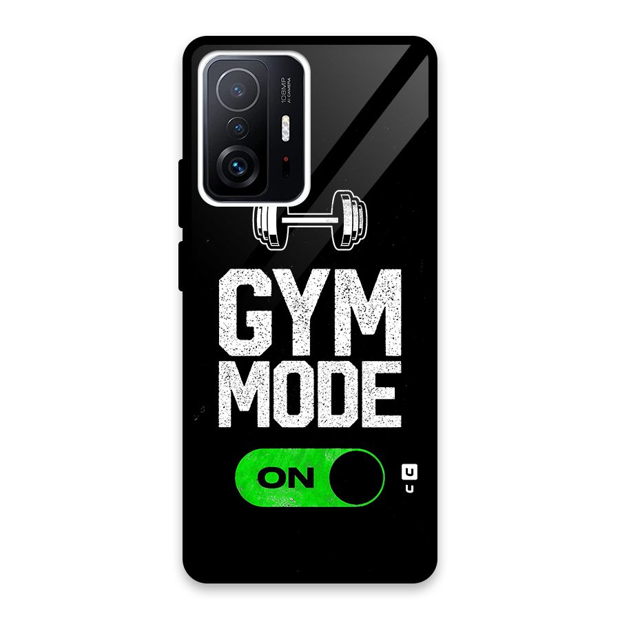 Gym Mode On Glass Back Case for Xiaomi 11T Pro