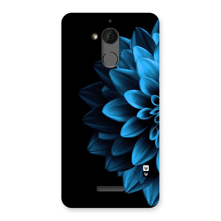 Half Blue Flower Back Case for Coolpad Note 5