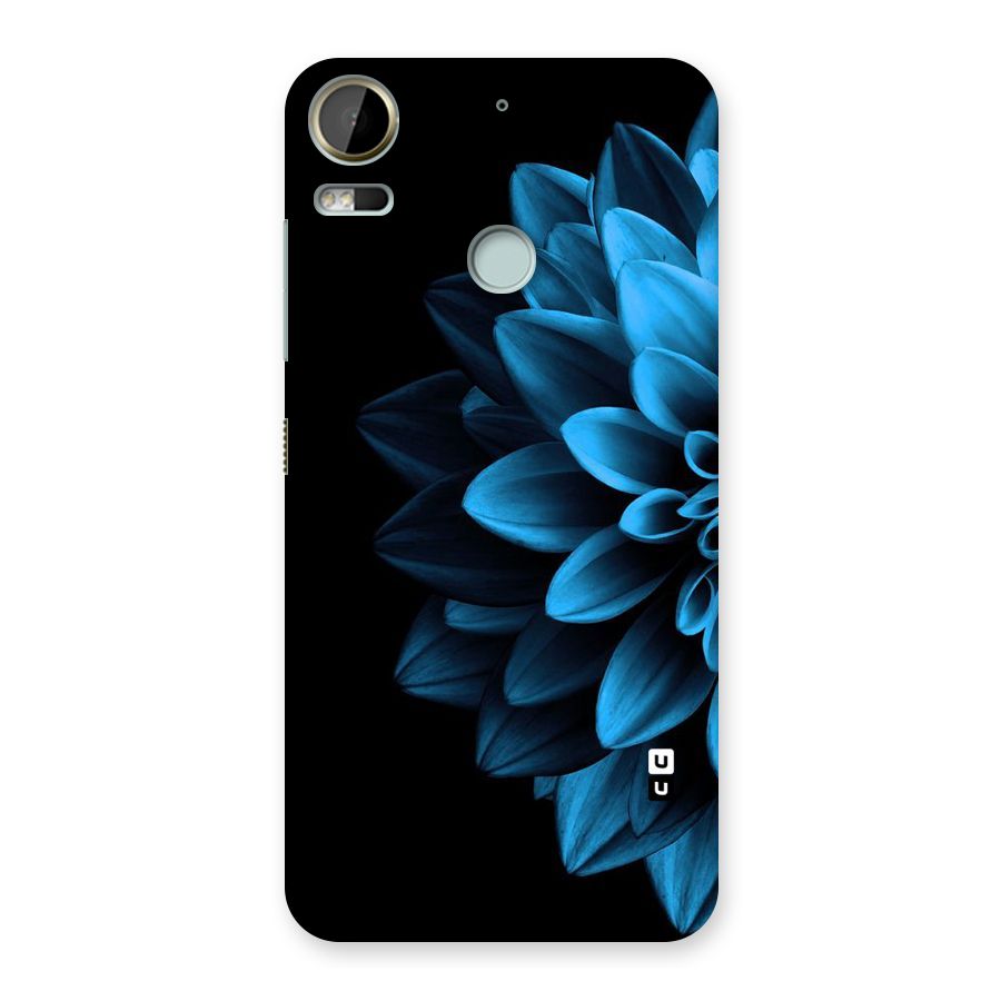 Half Blue Flower Back Case for Desire 10 Pro