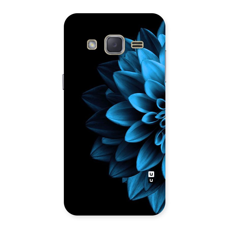 Half Blue Flower Back Case for Galaxy J2