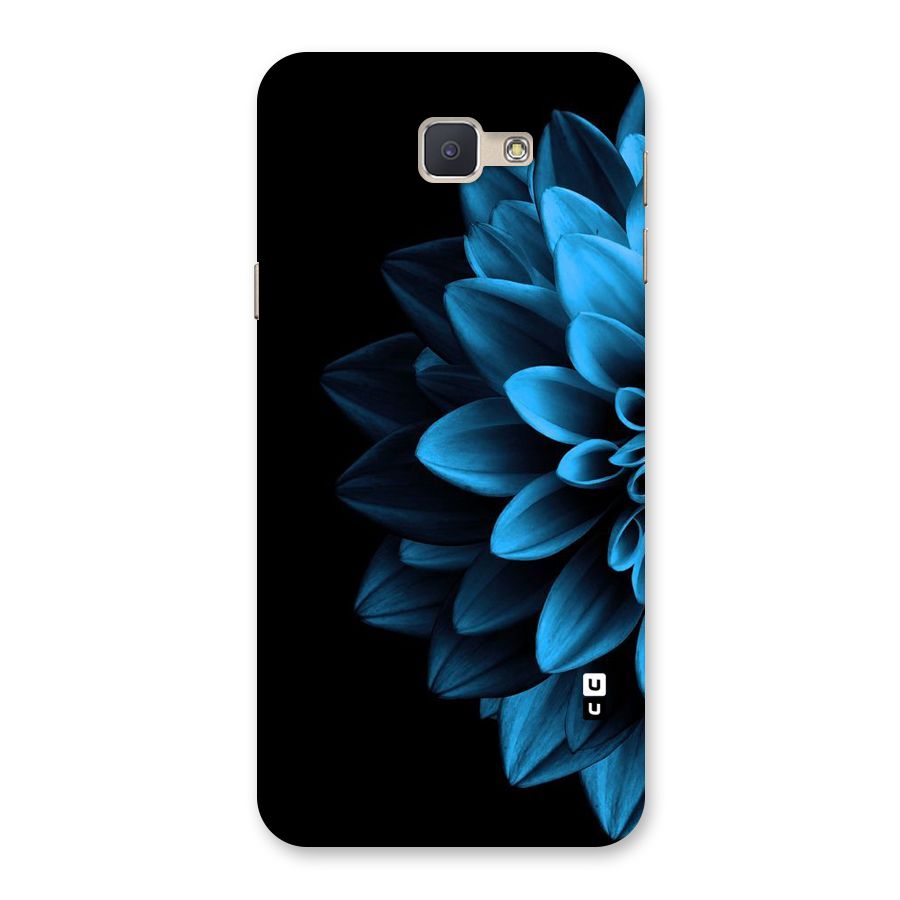 Half Blue Flower Back Case for Galaxy J5 Prime