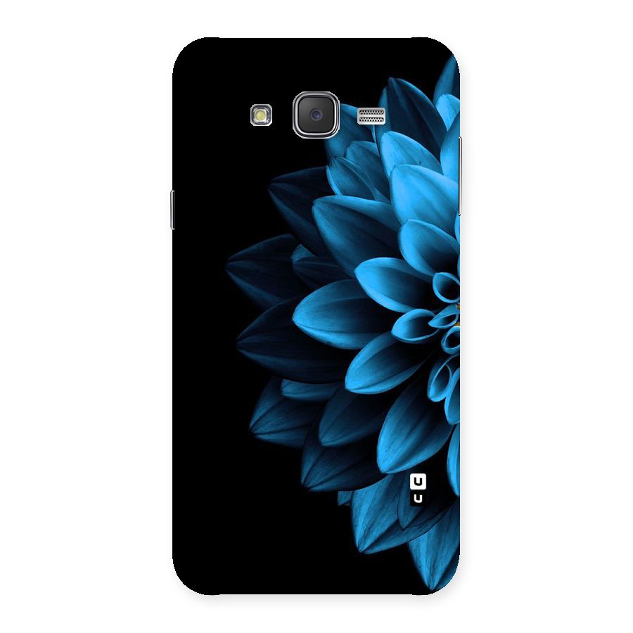Half Blue Flower Back Case for Galaxy J7