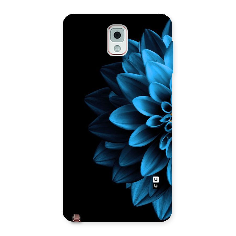 Half Blue Flower Back Case for Galaxy Note 3