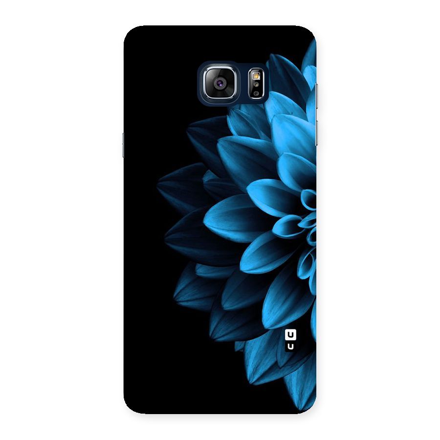 Half Blue Flower Back Case for Galaxy Note 5