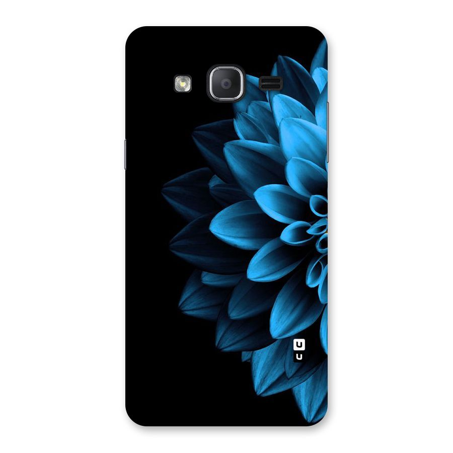 Half Blue Flower Back Case for Galaxy On7 2015