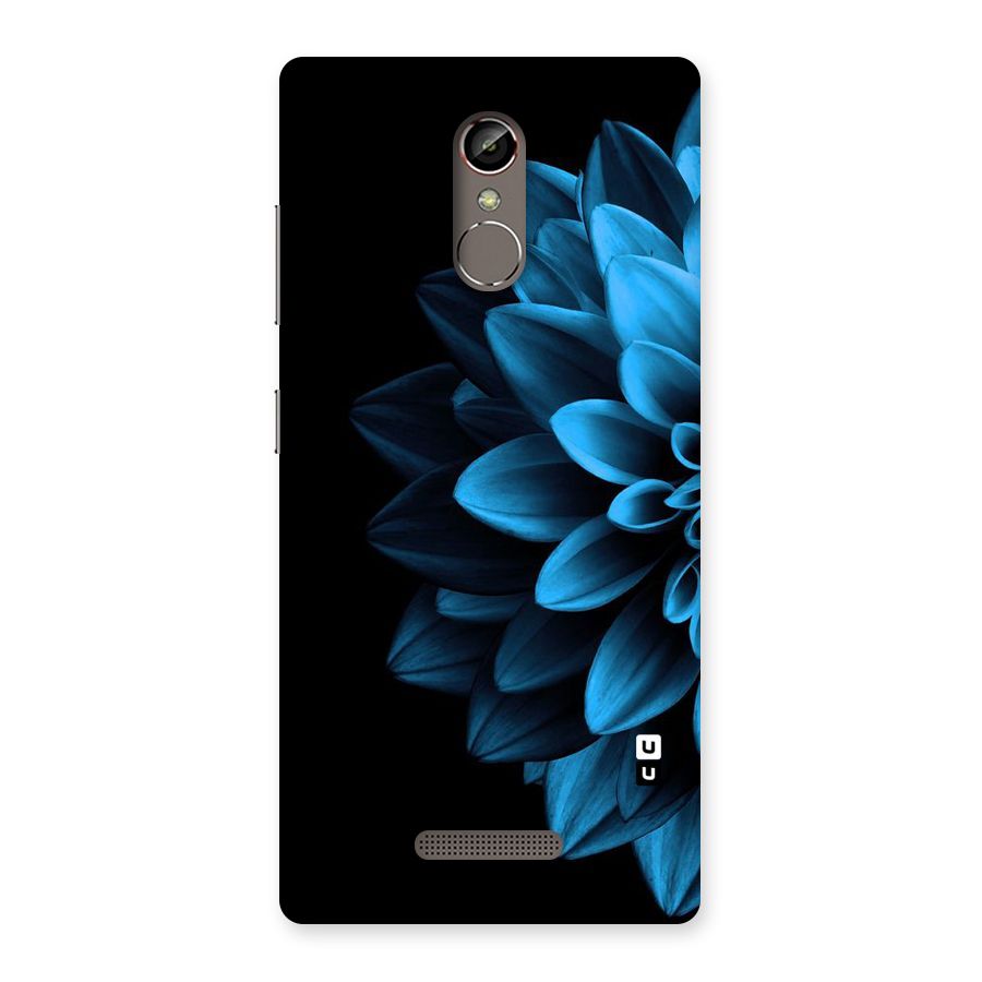 Half Blue Flower Back Case for Gionee S6s