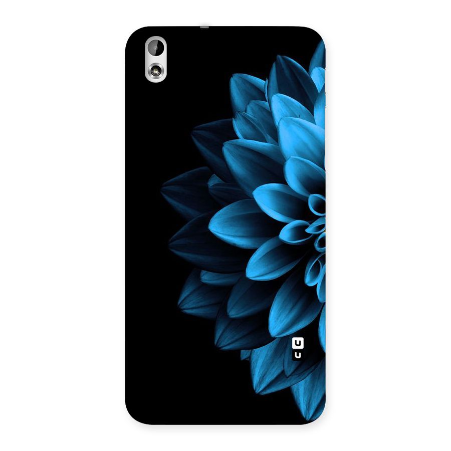 Half Blue Flower Back Case for HTC Desire 816g