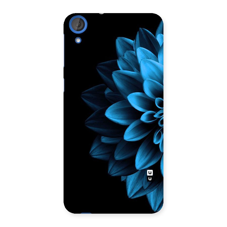Half Blue Flower Back Case for HTC Desire 820