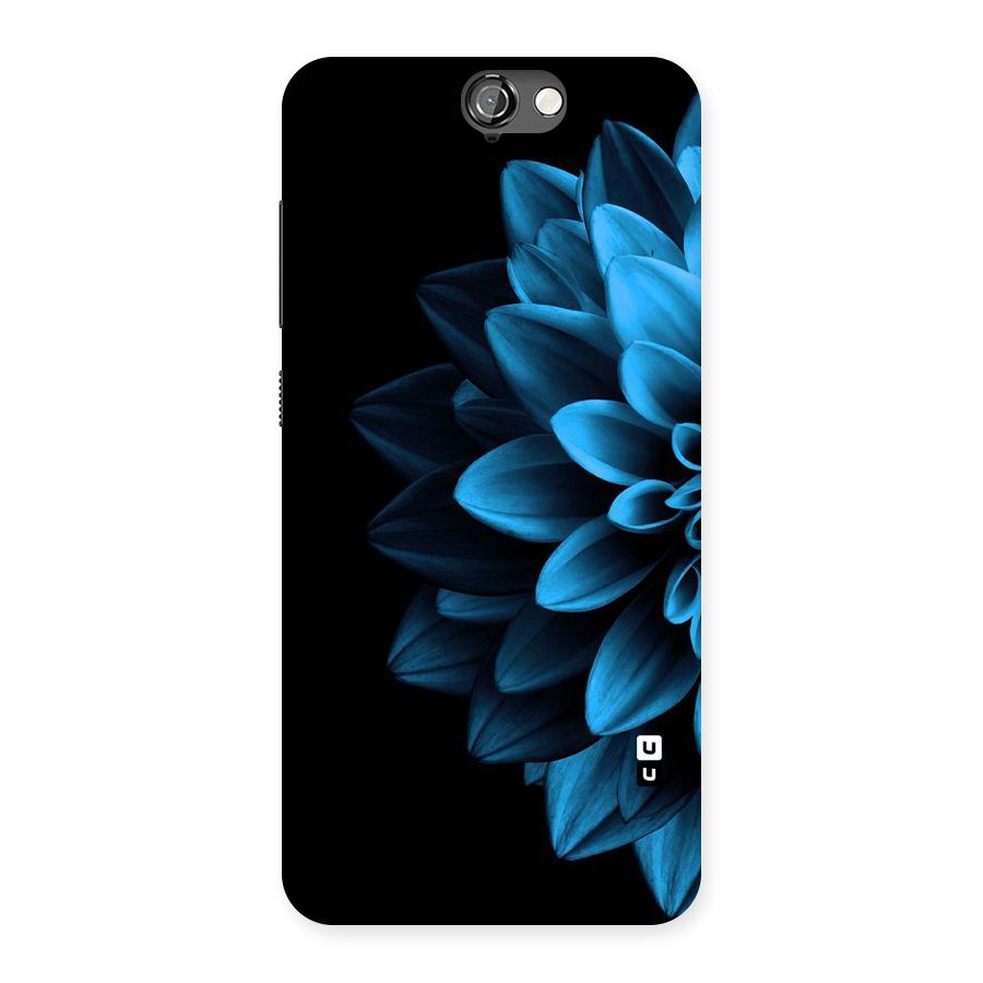 Half Blue Flower Back Case for HTC One A9